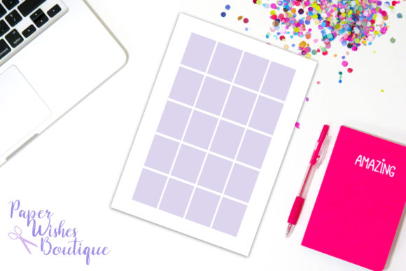 Download Erin Condren Full Boxes Template - Erin condren Collection