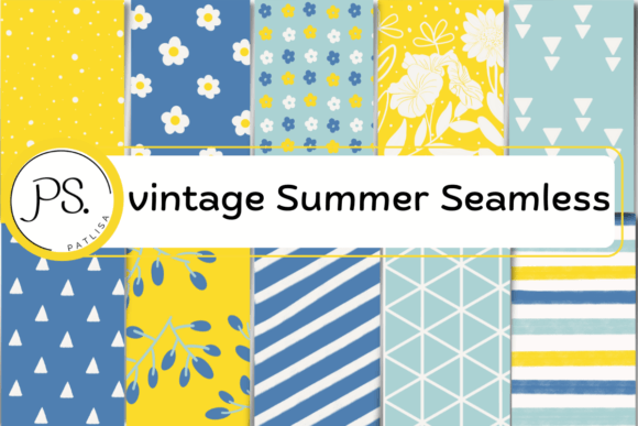 Download Boho Vintage Summer Seamless Patterns - Boho Collection