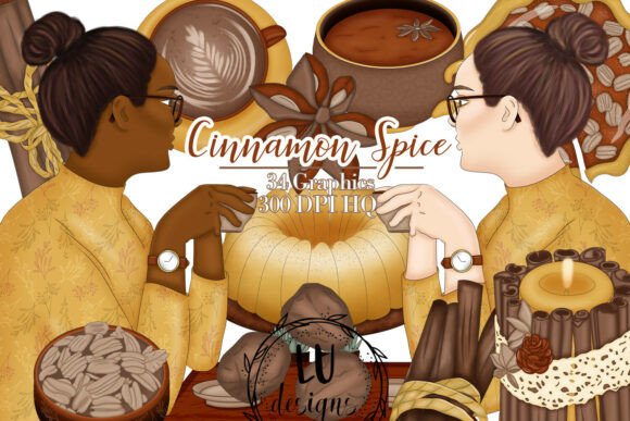 Download Cinnamon Coffee Clipart, Fall Graphics - Fall graphics Collection