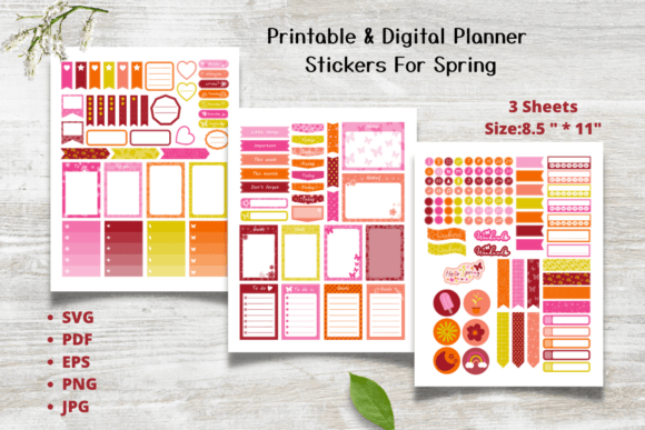 Download Digital &amp; Printable Planner Stickers - Planner stickers Collection