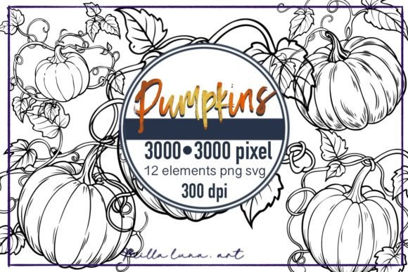 Download Pumpkins Autumn Decor Fall Graphics SVG - Fall graphics Collection
