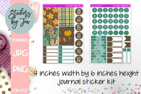 Download Fall Printable Planner Stickers - Planner stickers Collection