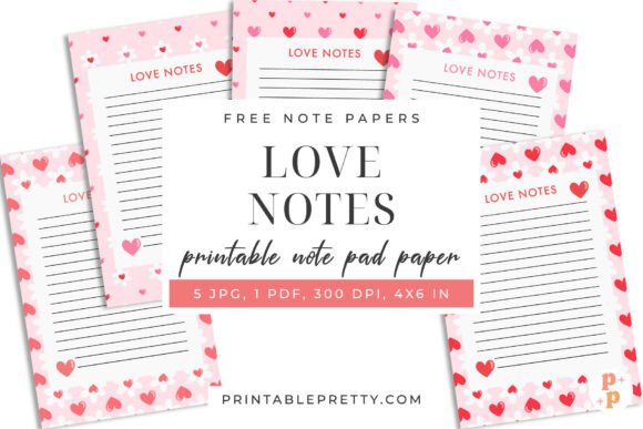 Download Free Love Notes Printable Paper - Love notes printable Collection