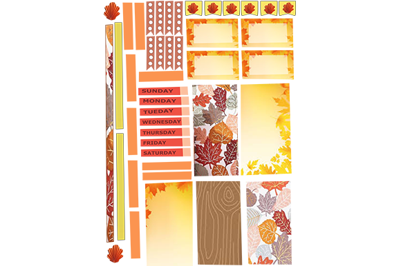 Download Autumn Printable Planner Stickers - Planner stickers Collection