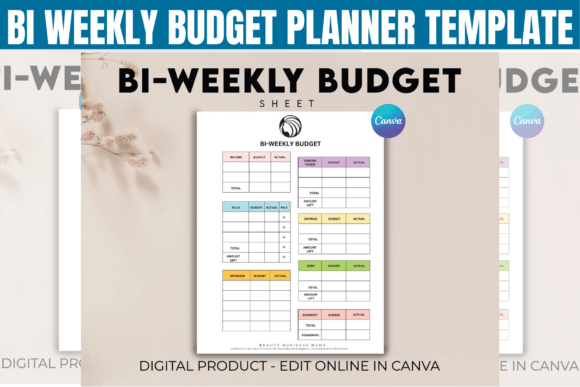Download Bi-Weekly Budget Planner Template - Premium Resources